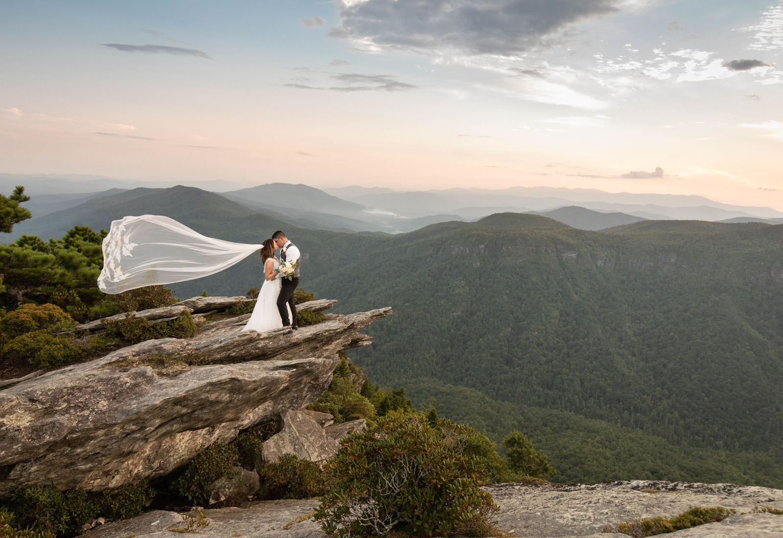 Romantic couple portrait by JCM Photography